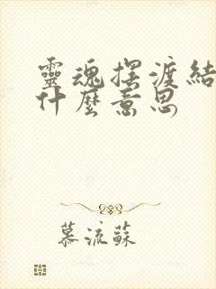 灵魂摆渡结局是什么意思封面