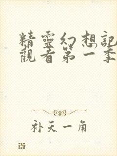 精灵幻想记免费观看第一季封面