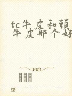 tc牛皮和头层牛皮哪个好