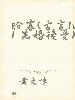 盼寡(古言1v1 先婚后爱)