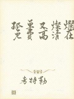 孤单又灿烂的神免费高清在线观看