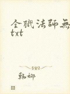 全职法师无删减txt