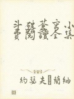 斗破苍穹小说免费阅读全集封面