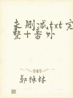 未删减txt完整+番外