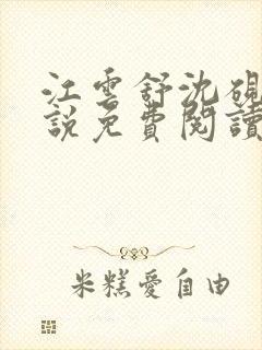 江云舒沈砚舟小说免费阅读最新章节