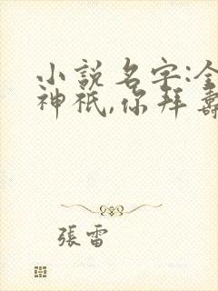 小说名字:全民神祇,你拜寿星,我拜阎王,求赞封面