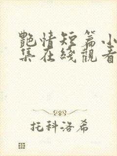 艳情短篇小说合集在线观看