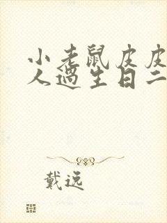 小老鼠皮皮一个人过生日二年级