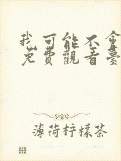 我可能不会爱你免费观看台剧