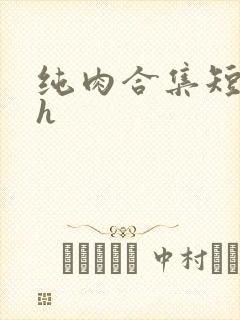 纯肉合集短篇高h封面