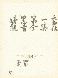 暗黑第一季免费观看全集在线观看