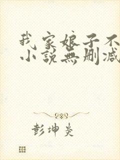 我家娘子不对劲小说无删减封面