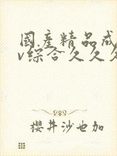 国产精品成人av综合久久久久久