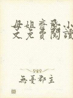 母姐齐飞小说全文免费阅读最新章节封面