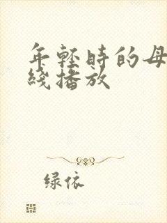 年轻时的母亲在线播放