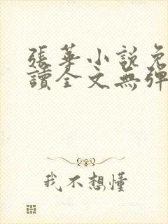 张华小说免费阅读全文无弹窗