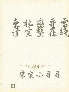 东北恋哥电影高清完整在线观看封面