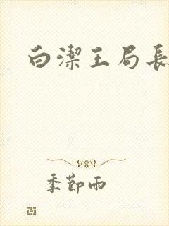 白洁王局长高义封面