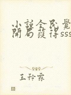 小说全民觉醒:开局获得sss级天赋在线阅读封面