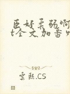 臣好柔弱啊txt全文加番外