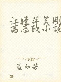 江晓萍吴刚吴亮高志欣小说免费阅读