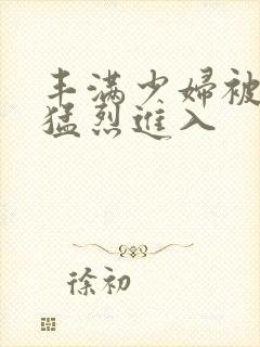 丰满少妇被粗大猛烈进入