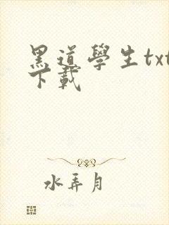 黑道学生txt下载