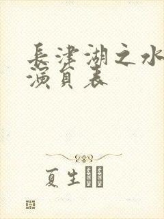 长津湖之水门桥演员表