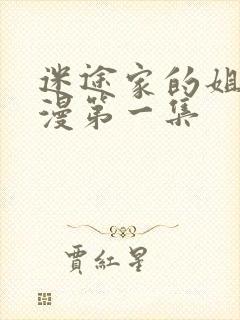 迷途家的姐姐动漫第一集封面