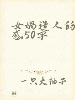 女娲造人的读后感50字封面