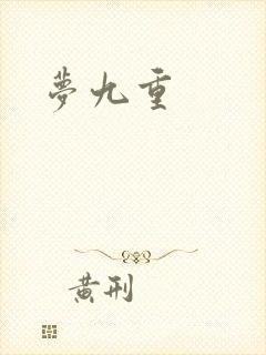 梦九重封面