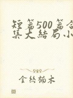 短篇500篇合集大结局小说姐姐