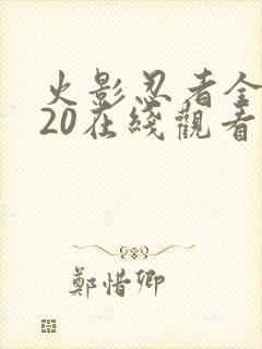 火影忍者全集720在线观看封面