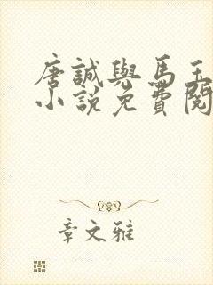 唐诚与马玉婷的小说免费阅读