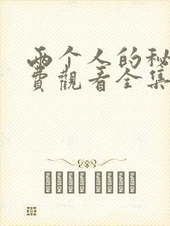 两个人的秘密免费观看全集高清完整版