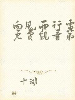 向风而行电视剧免费观看第二十集