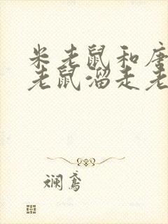 米老鼠和唐老鸭老鼠溜走老鸭藏