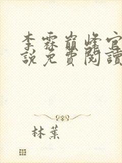 李霖巅峰官场小说免费阅读笔趣阁最新章节