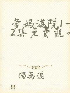 爹妈满院1—52集免费观看电视剧剧情