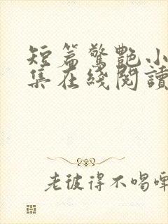 短篇惊艳小说合集在线阅读封面