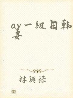 av一级日韩人妻封面