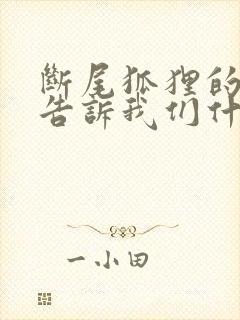 断尾狐狸的故事告诉我们什么道理