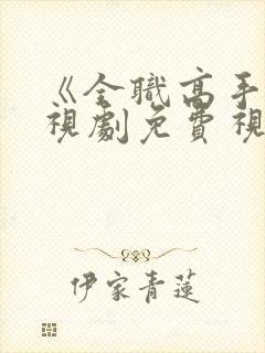 《全职高手》电视剧免费视频封面