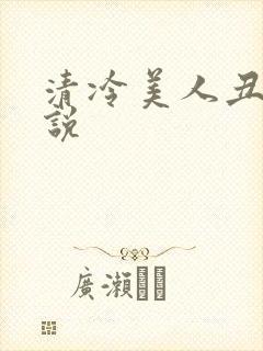 清冷美人丑攻小说封面