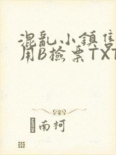 混乱小镇售票员用B检票TXT