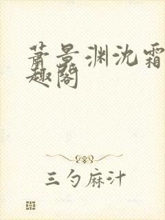 萧景渊沈霜宁笔趣阁