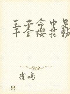 王子命中是恶役千金樱花动漫