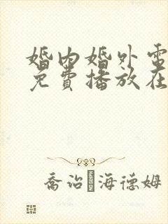 婚内婚外电视剧免费播放在线观看