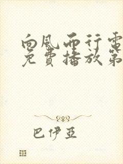 向风而行电视剧免费播放第八集