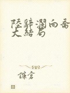 陆辞澜向乔后续大结局封面